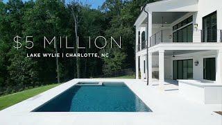 "Unveiling the Magnificence: A Tour of Lake Wylie, NC's Stunning Custom Dream Home!"