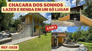 REF. 1028, CHACARA DOS SONHOS PARA LAZER E RENDA, EM ITARIRI - SP, POR R$ 650.000,00