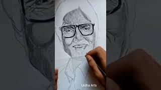 Amitabh Bachchan #Drawing #shorts