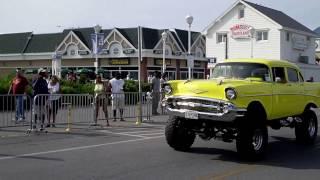 A very high  '57 Chevy cruisin' Ocean City.  DougCameraman