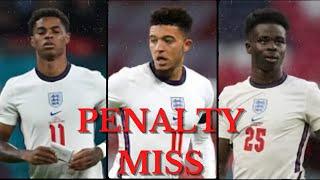 MISSED ENGLAND PENALTIES || Marcus Rashford, Jadon Sancho, & Bukayo Saka