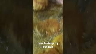 How to deep fry cat fish