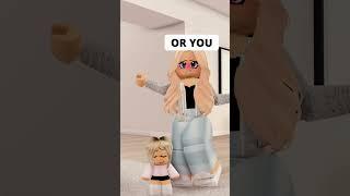 WHEN THE YOUNGEST GETS KARMA IN ROBLOX.. #shorts