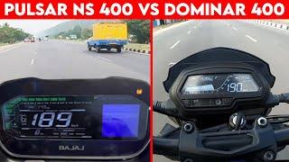 NS 400 VS DOMINAR 400 | 0 TO 100 | TOPSPEED