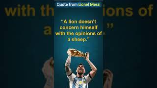 Quotes from Lionel Messi 02 #shorts