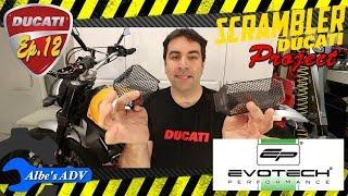 Evotech oil cooler and rectifier guard - Scrambler Project Ep 12