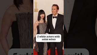 6 white actors you never know who has married asian wives#celebrities #actor#celebrity  #foryoupagе