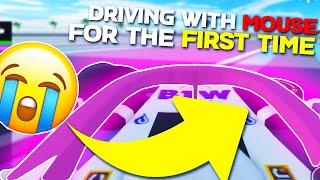 CRASHING on my FIRST race with MOUSE!?!? (Roblox ION)