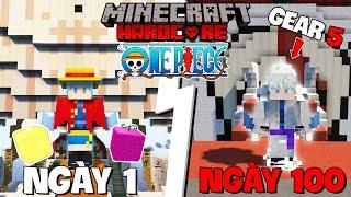 TINNT SỠ HỮU GEAR 5 SINH TỒN 100 NGÀY TRONG MINECRAFT ONE PIECE SIÊU KHÓ VÀ TRỞ THÀNH VUA HẢI TẶC !!