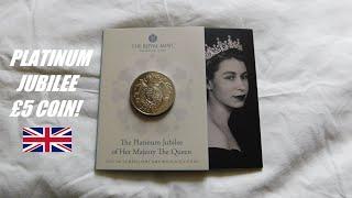 The Queen's Platinum Jubilee £5 Coin! #PLATINUMJUBILEE