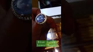 Blue Sapphir Mewah #gemstone #akik #batucincin #bluesapphir