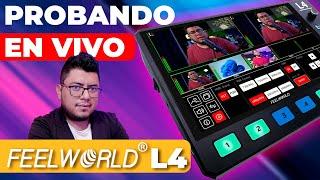 #003 PROBANDO EN VIVO FELLWORLD L4 - EL MEJOR SWITCHER PARA PRODUCCIÓN DE DIRECTOS PROFESIONALES