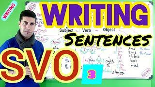 How to write simple sentences: SVO | Improve your Writing