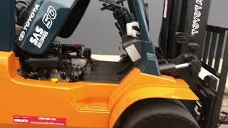 TOYOTA 02-7FGA50 51291 **5 TON LPG FORKLIFT** 2011 7SERIES MODEL