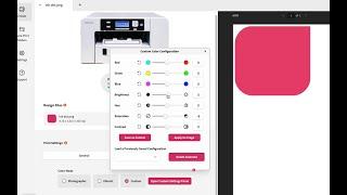 PrintMate Color Settings