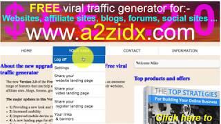 Free Viral Traffic Generator Tool - How To Set Website Display Status