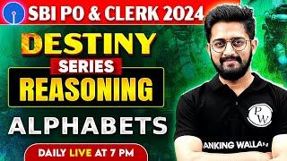 SBI PO & Clerk Reasoning 2024 | Alphabet Reasoning for Bank Exams | by Sachin Sir