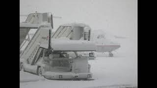 Snow storm at ATHENS INTERNATIONAL AIRPORT