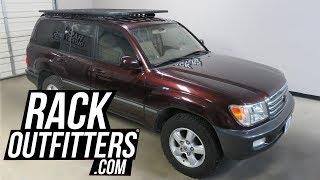 Toyota Land Cruiser with Rhino-Rack Pioneer Platform Backbone Roof Rack