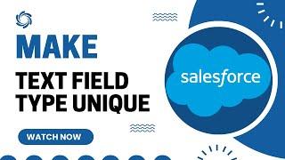 How to Make Text Field Type Unique in Salesforce | Make Text Field Unique in Salesforce