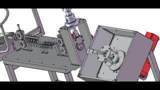 straight wire bending machine-industrial 3D model : machine-world.net P293