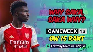 FPL GW 16 | GW 15 RANT & TEAM REVIEW | Fantasy Premier League 2024/25