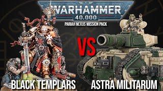 Black Templars Vs Astra Militarum - Warhammer 40k 10th Edition