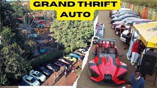 Display of Amazing cars & Bikes at GRAND THRIFT AUTO in Nairobi.