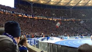 Hertha BSC | Einhaken der Ostkurve | Mega Stimmung