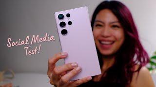 Samsung S23 Ultra Social Media Test (Tiktok, Instagram, Snapchat + special features!)