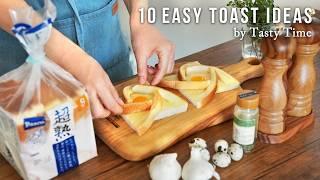 10 delicious recipes for bread / easy and tasty, ready in 10 minutes / toast recipe ideas