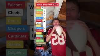 49ers Schedule Prediction