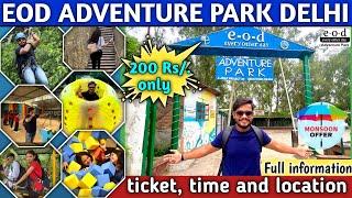 EOD Adventure Park Delhi I EOD Adventure Park Mayur Vihar ticket price 2024 I EOD Trampoline Park