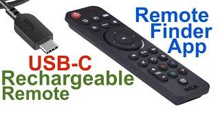 RCA Rechargeable Remote with “Find My” Finder App Function. Never lose a remote again. Skywind007