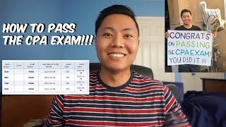 How to Pass the CPA Exam in 2024! Simplest Study Method!