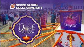 Diwali Delights: SCOPE Global Skills University's Grand Mela Celebration