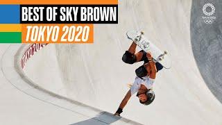 The best of Sky Brown  at the Olympics!