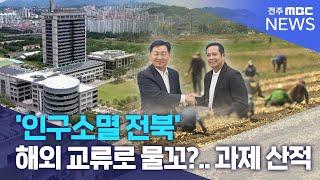 '인구소멸 전북' 해외 교류로 물꼬?.. 과제는 산적 | 전주MBC 230728 방송