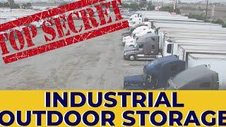 How to invest industrial outdoor storage (truck parking)