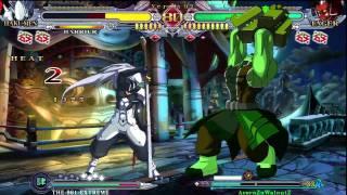 Blazblue Ranked Match [THE-961-EXTREME] Haku-men vs [AcornZnWalnutZ] Iron-Tager