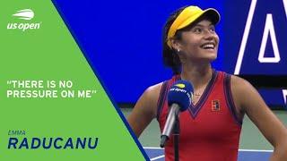 Emma Raducanu On-Court Interview | 2021 US Open Semifinal
