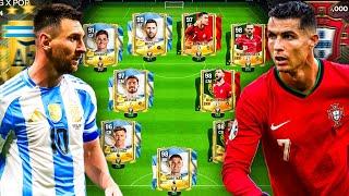 Argentina X Portugal - Best Special X Squad Builder! Ronaldo X Messi - FC Mobile