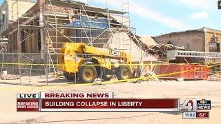 Building partially collapses inLiberty