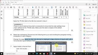 IGCSE ICT (0417) June 2021 21 -Document Production