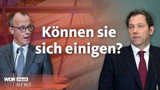 Streitpunkt Migration: Wie uneinig sind Union und SPD bei den Sondierungen? | WDR Aktuelle Stunde