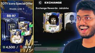 OMG! Special TOTY Icons Packs + New Jairzinho Exchange - FC MOBILE!