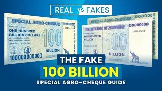 Fake Agro-Cheque | How to Spot The Fake 100 Billion Dollars Special Agro Cheque Banknote