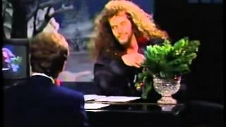 David Letterman and Ted Nugent Chestnuts Roasting On An Open Fire