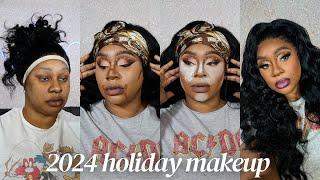 DETAILED  Holiday Makeup Tutorial 2024