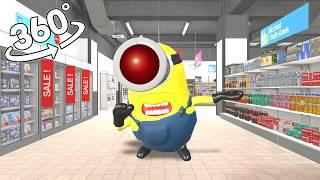 Mega Minions Mel In Supermarket! 360˚ VR